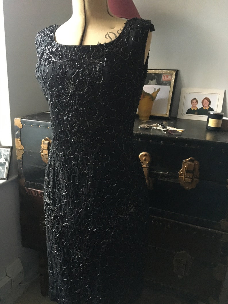 black shift party dress