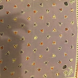 1953 Coronation of Queen Elizabeth 11 Scarf Unusual Lilac!