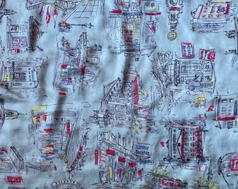 Jacqmar Theatreland Sketchbook scarf Unusual