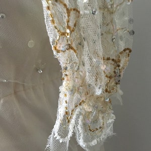 Elspeth Gibsin 1920s / 1930s Style Silk Wedding Dress UK 8/10 image 7