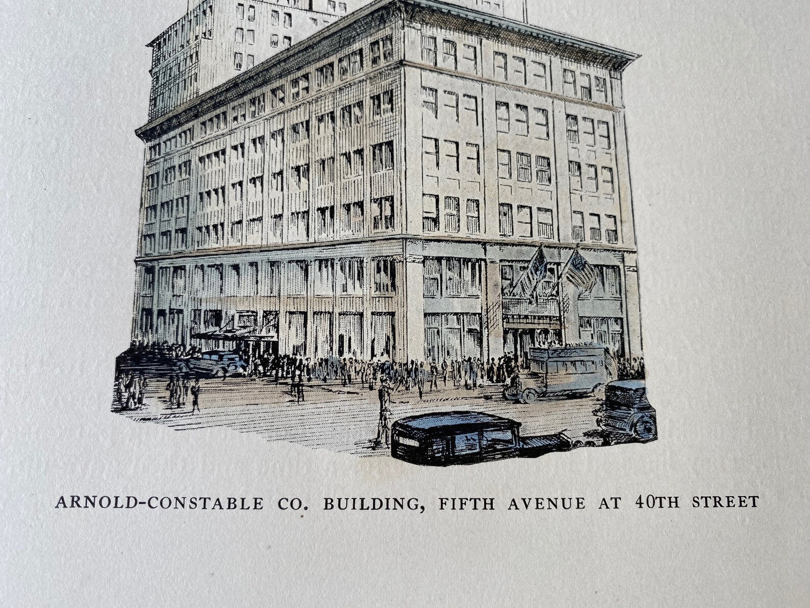Arnold Constable Company, 5th Avenue & 40th Street, New York, 1929