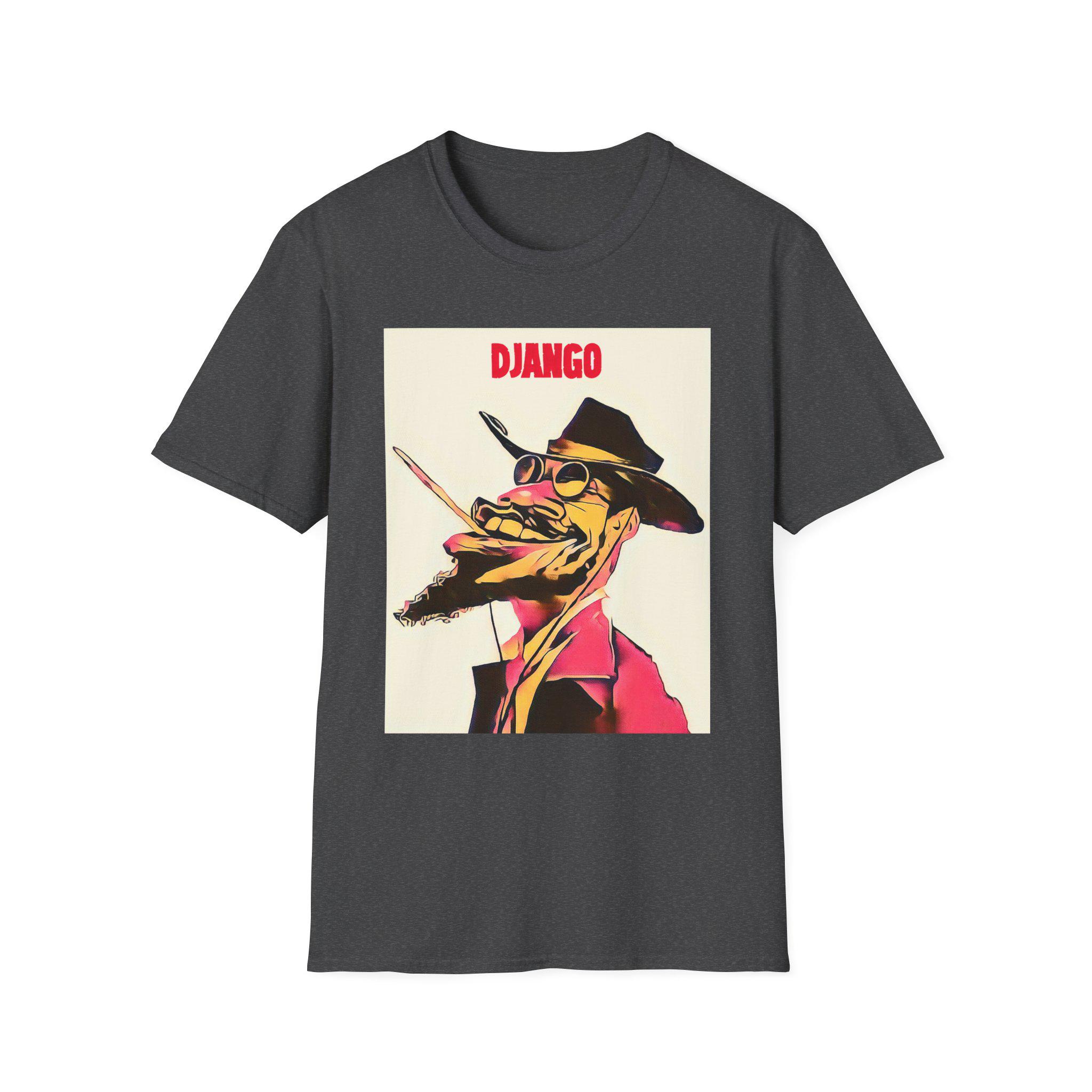 ジャンゴ 繋がれざる者 グラフィックTシャツ：ユニセックス ソフト