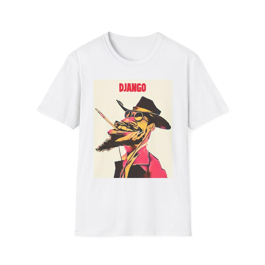 ジャンゴ 繋がれざる者 グラフィックTシャツ：ユニセックス ソフト