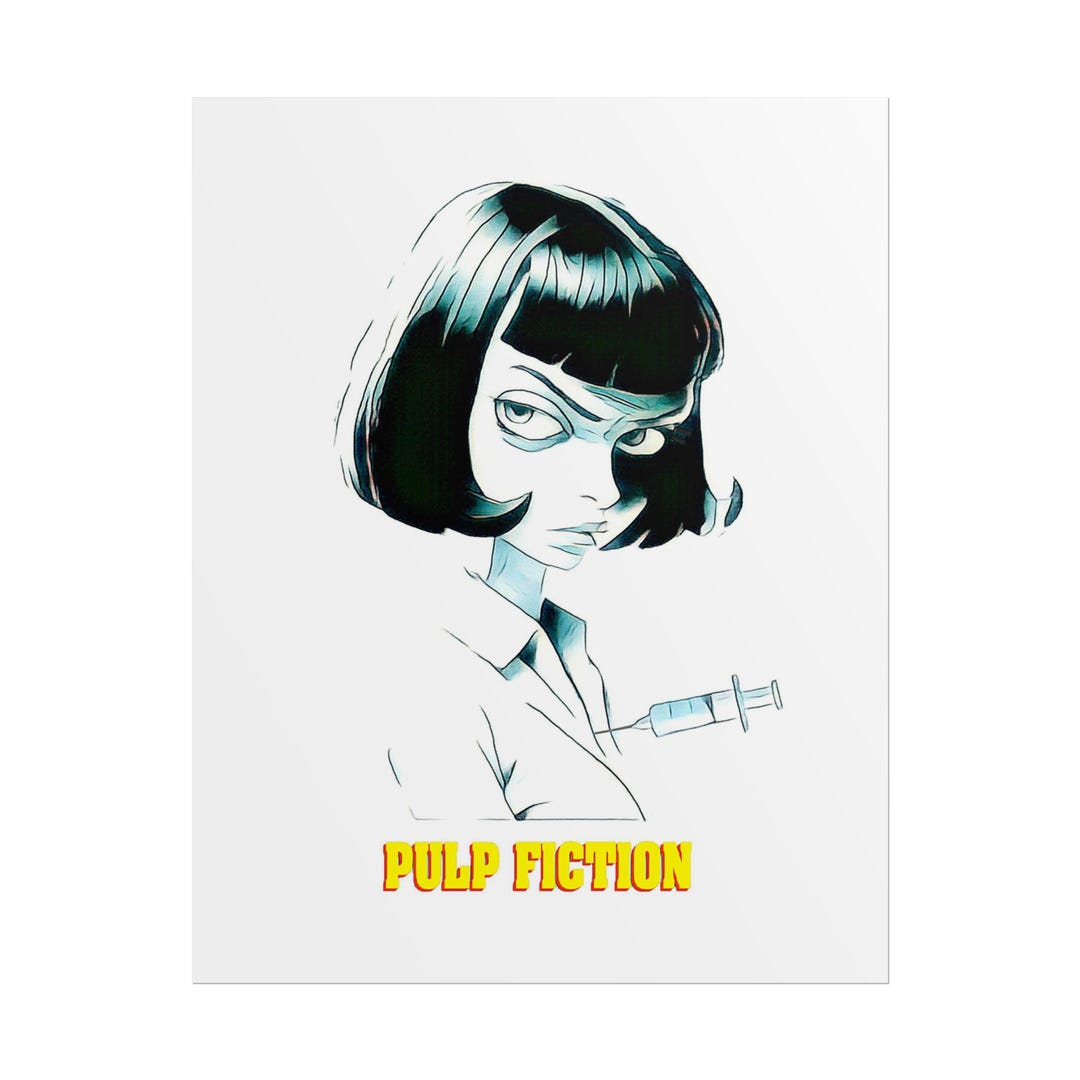 Pulp Fiction- Movie Poster - Etsy