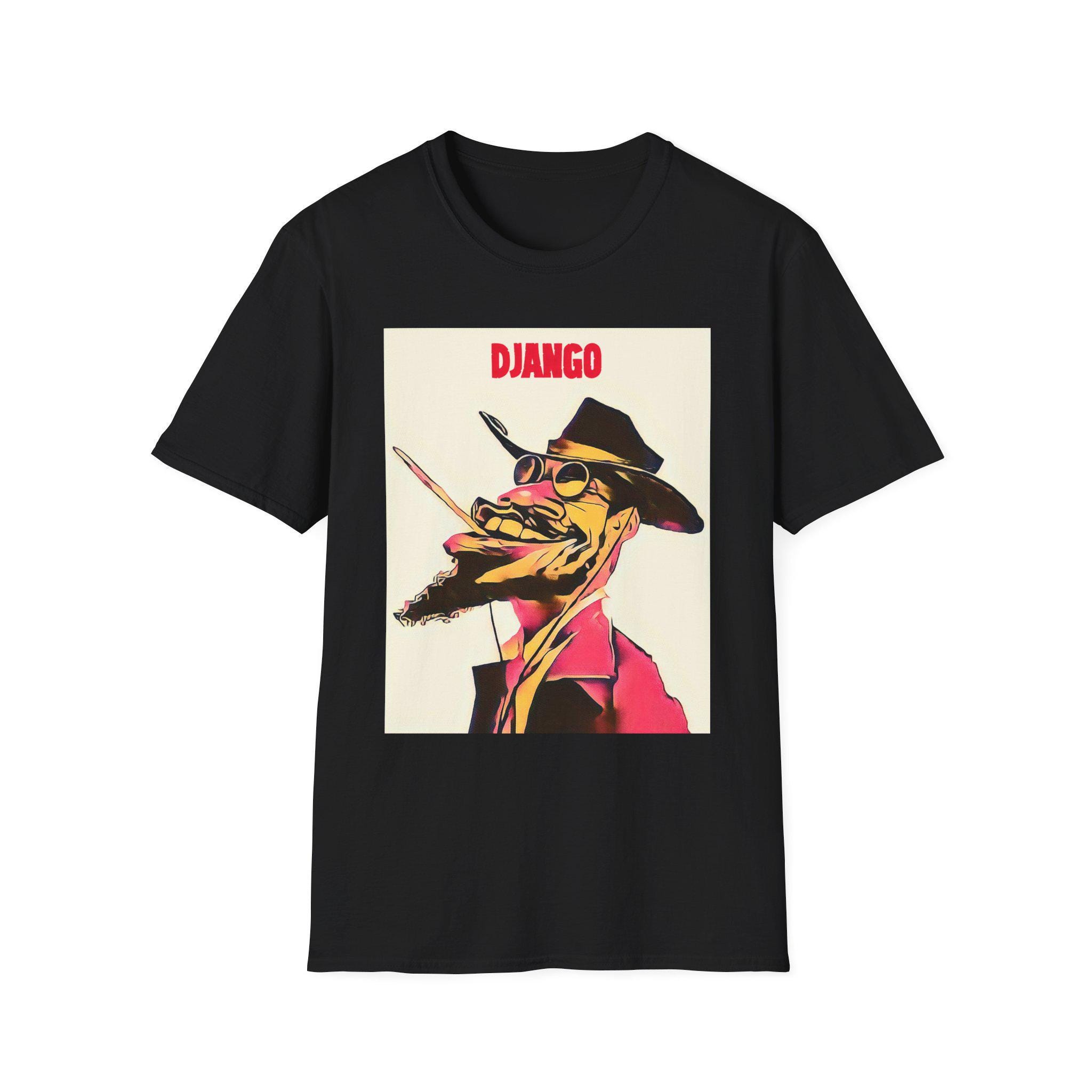 ジャンゴ 繋がれざる者 グラフィックTシャツ：ユニセックス ソフト