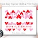 Simple Printable Valentine's Day Treat Bag Topper Goodie - Etsy