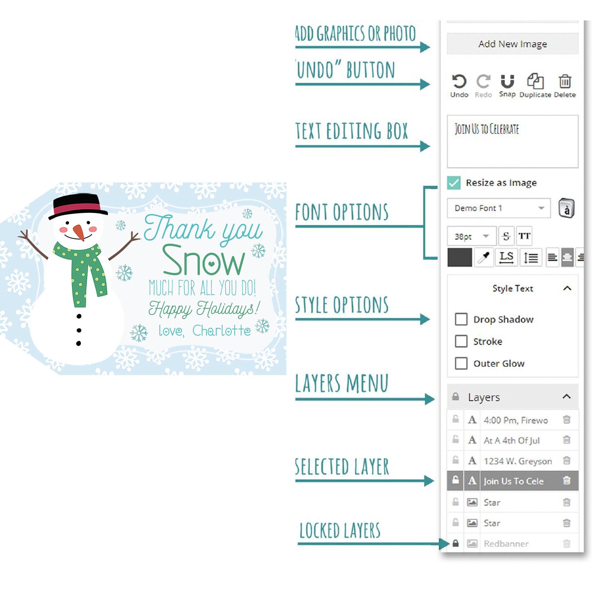 Snowman Printable Gift Tags, Thank You Snow Much Tags, Christmas ...