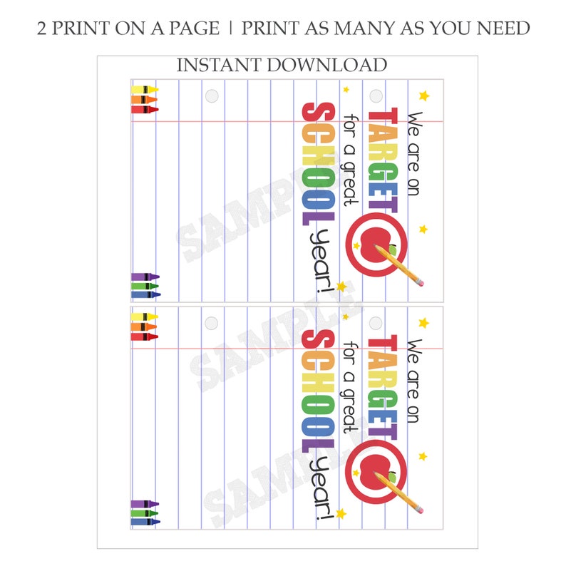 First Day of School Gift Card Holder Target Gift Card Holder Etsy