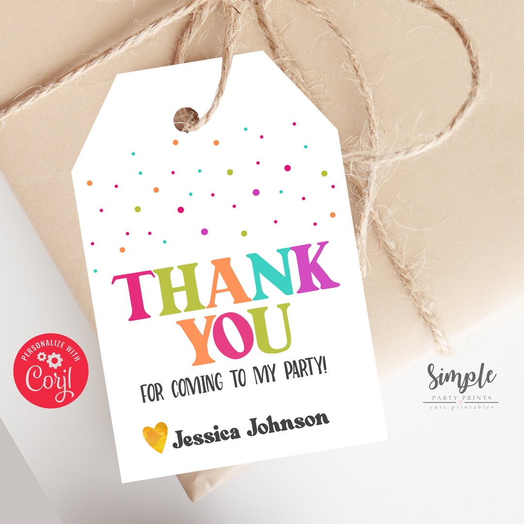 Printable Happy Birthday Tag, Birthday Gift Ideas for Friends & Family ...