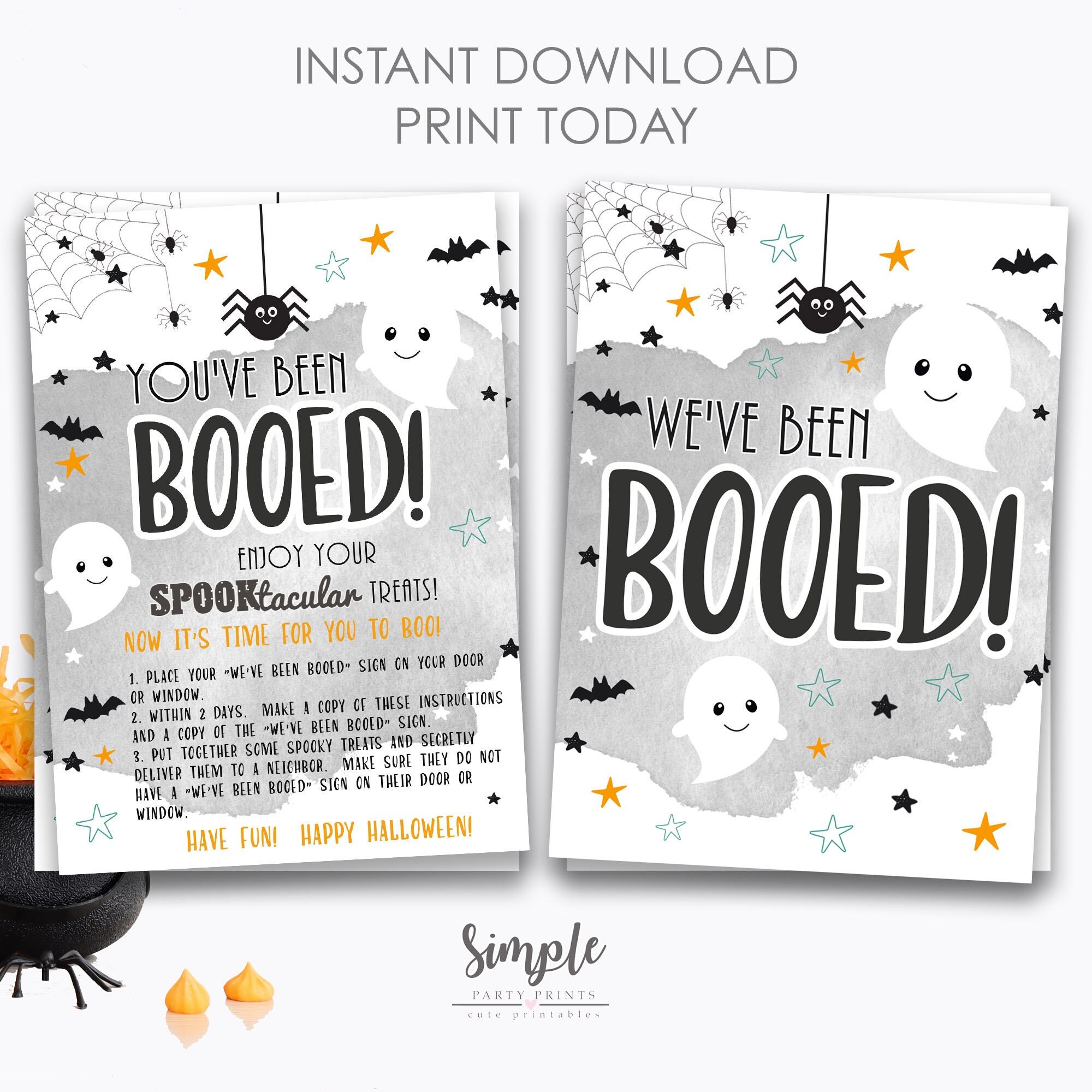 For Halloween Boo Signs To Print