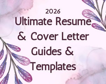 Resume and Cover Letter Templates and Guides