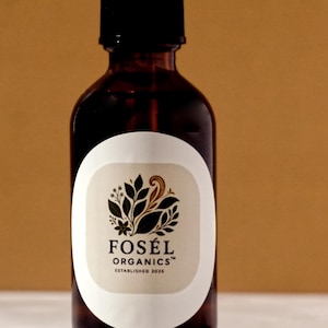 Aceite orgánico para barba para el crecimiento, la hidratación y la confianza / FOSÉL Organics