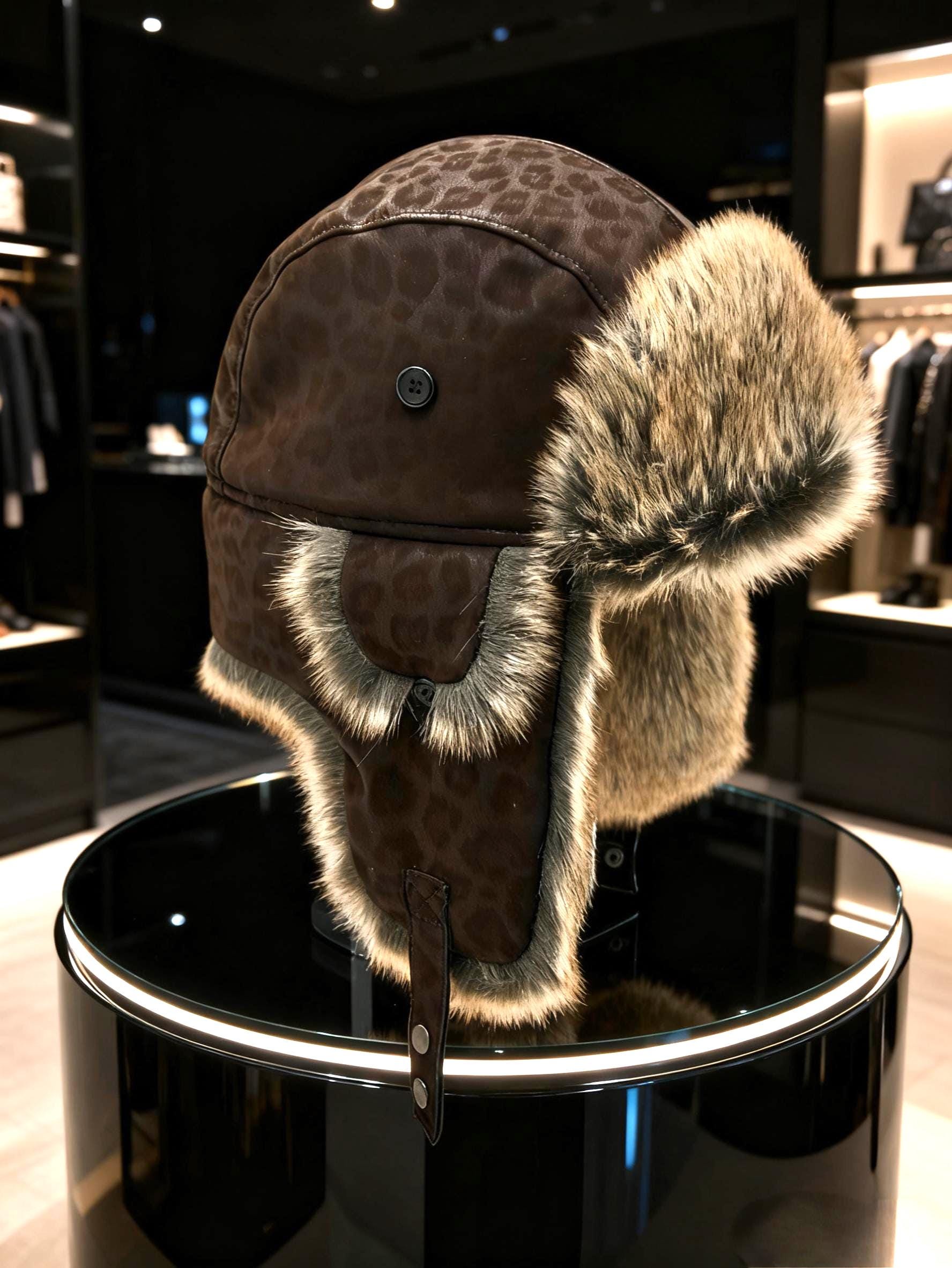 ♪ 未使用! nobis/ノビス エスキモー帽子 ファー ブラック S ♪