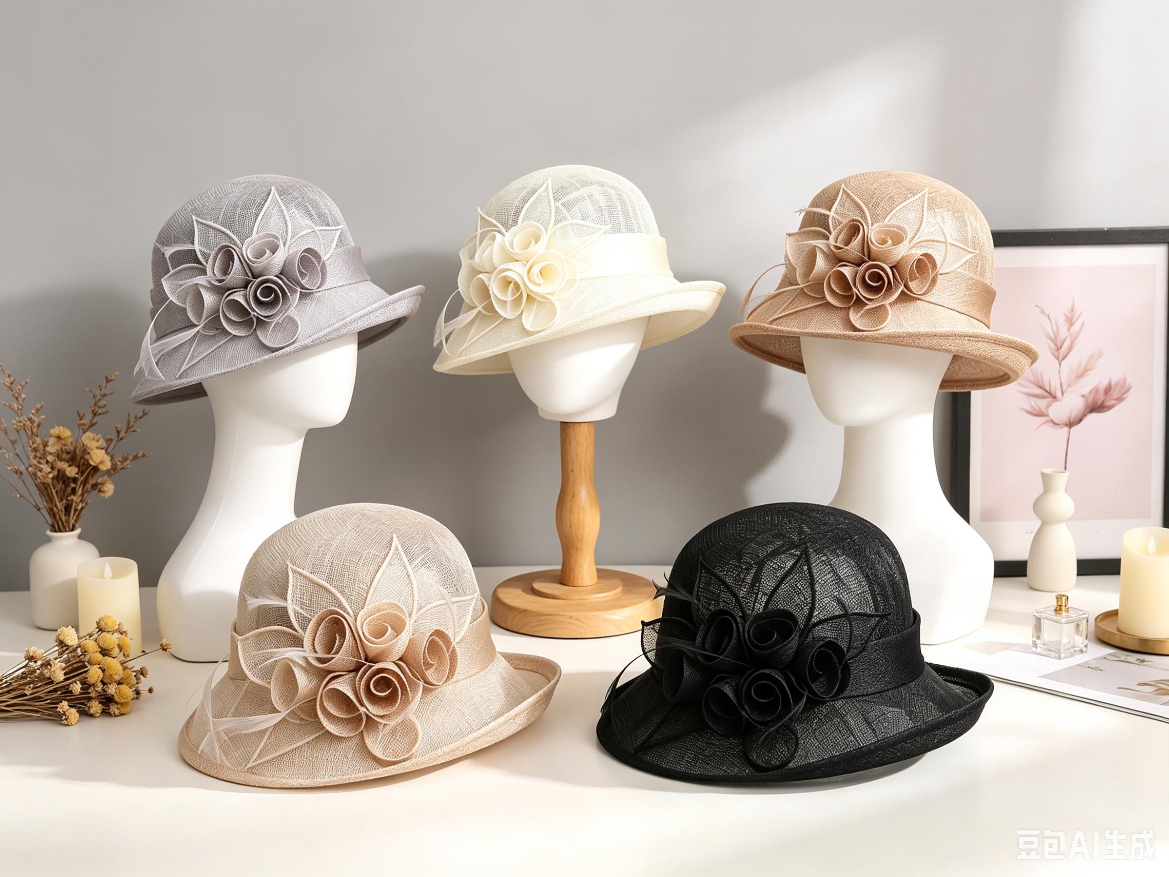 Floral Cloche Hat - Etsy display picture 2