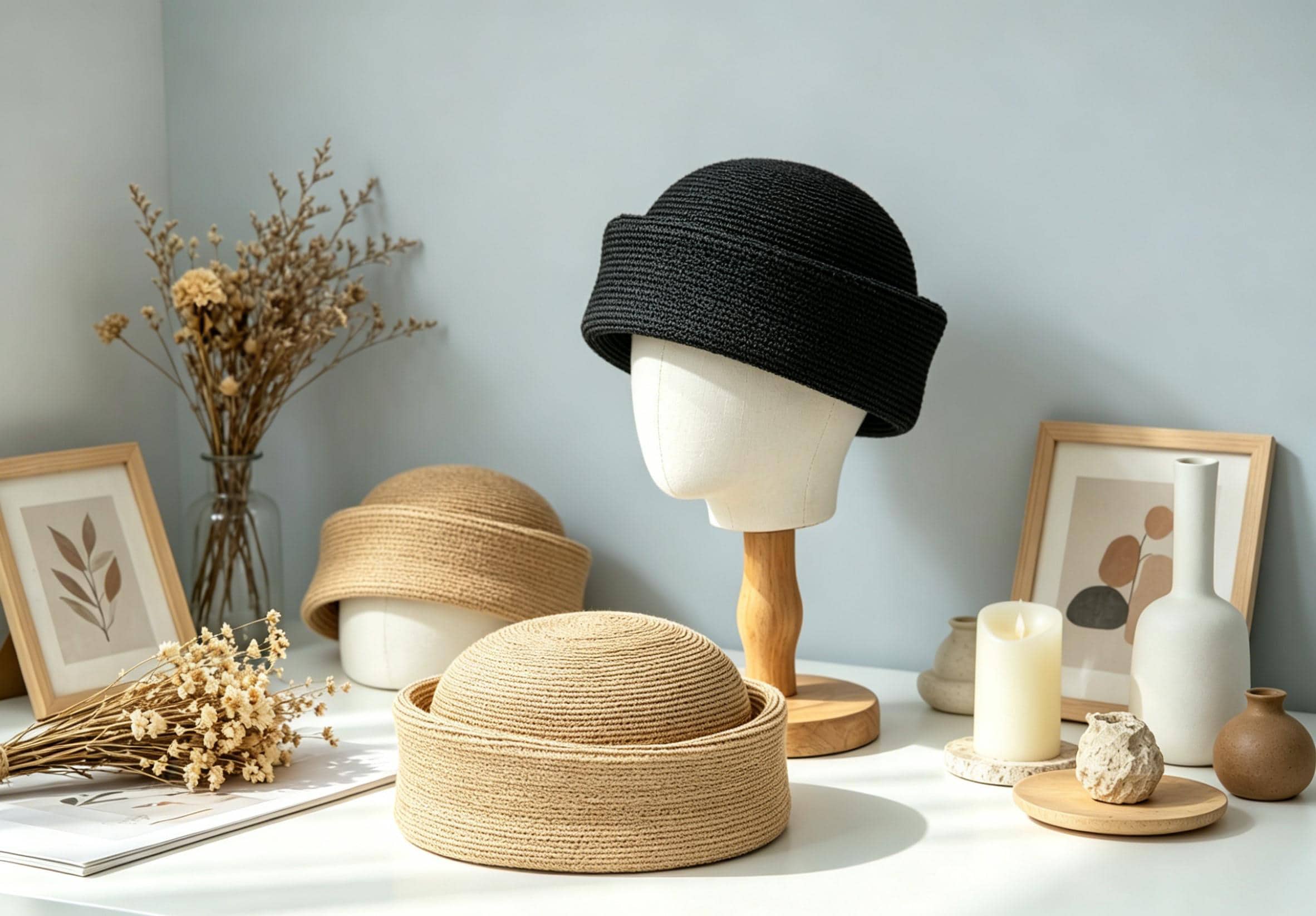 Raffia pill box hat - Etsy 日本