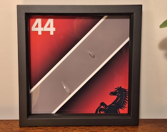 Ferrari F1 Lewis 44 Model Car Display Frame