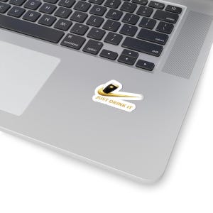 Just Drink It – Pint Glass Sticker | Guinness Logo Decal image 1