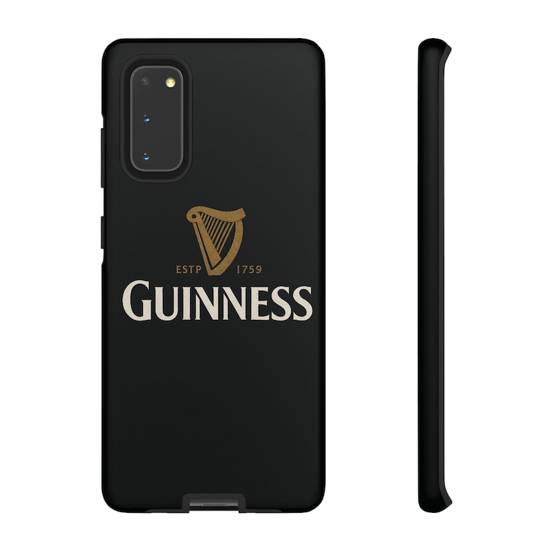 Funda para teléfono Guinness: diseño de arpa irlandesa en negro y dorado imagen 13