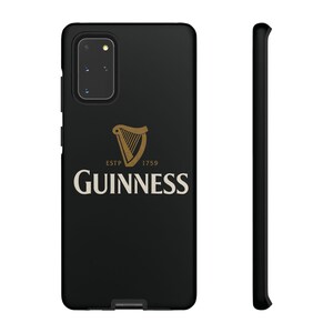 Funda para teléfono Guinness: diseño de arpa irlandesa en negro y dorado imagen 15