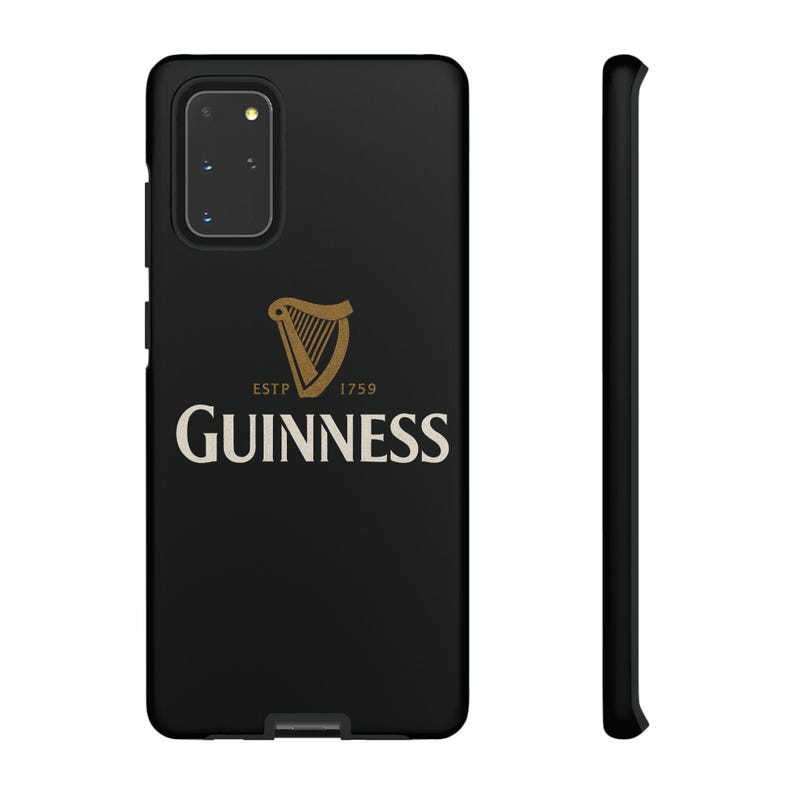 Funda para teléfono Guinness: diseño de arpa irlandesa en negro y dorado imagen 15