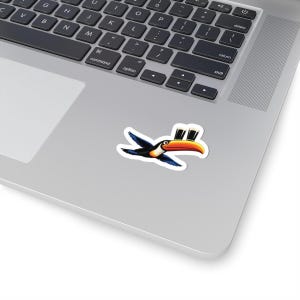 Cartoon Toucan Sticker | Kiss-Cut Sticker, Tropical Bird Decal, Guinness image 17