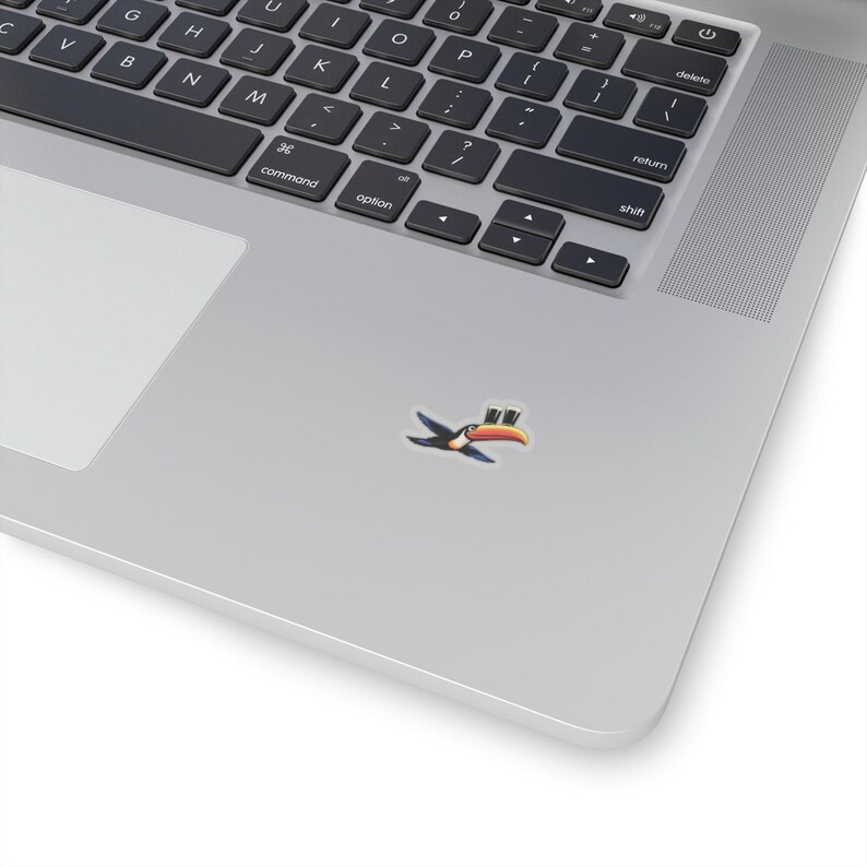Cartoon Toucan Sticker | Kiss-Cut Sticker, Tropical Bird Decal, Guinness image 3