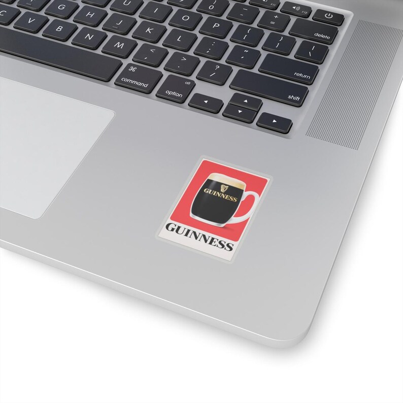 Guinness Pint Illustration Kiss-Cut Sticker | Beer Logo Sticker image 4