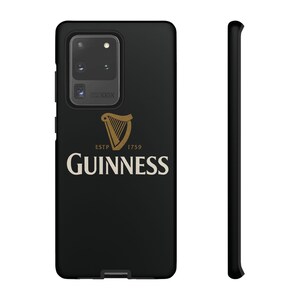 Funda para teléfono Guinness: diseño de arpa irlandesa en negro y dorado imagen 14