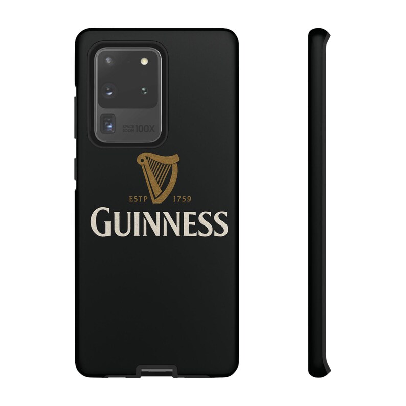 Funda para teléfono Guinness: diseño de arpa irlandesa en negro y dorado imagen 14