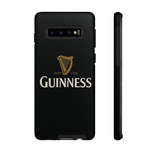 Funda para teléfono Guinness: diseño de arpa irlandesa en negro y dorado imagen 10