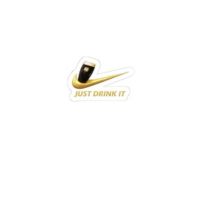 Just Drink It – Pint Glass Sticker | Guinness Logo Decal image 17