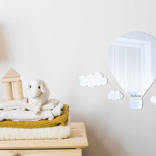 Wood Hot Air Balloon Wall Decor Etsy