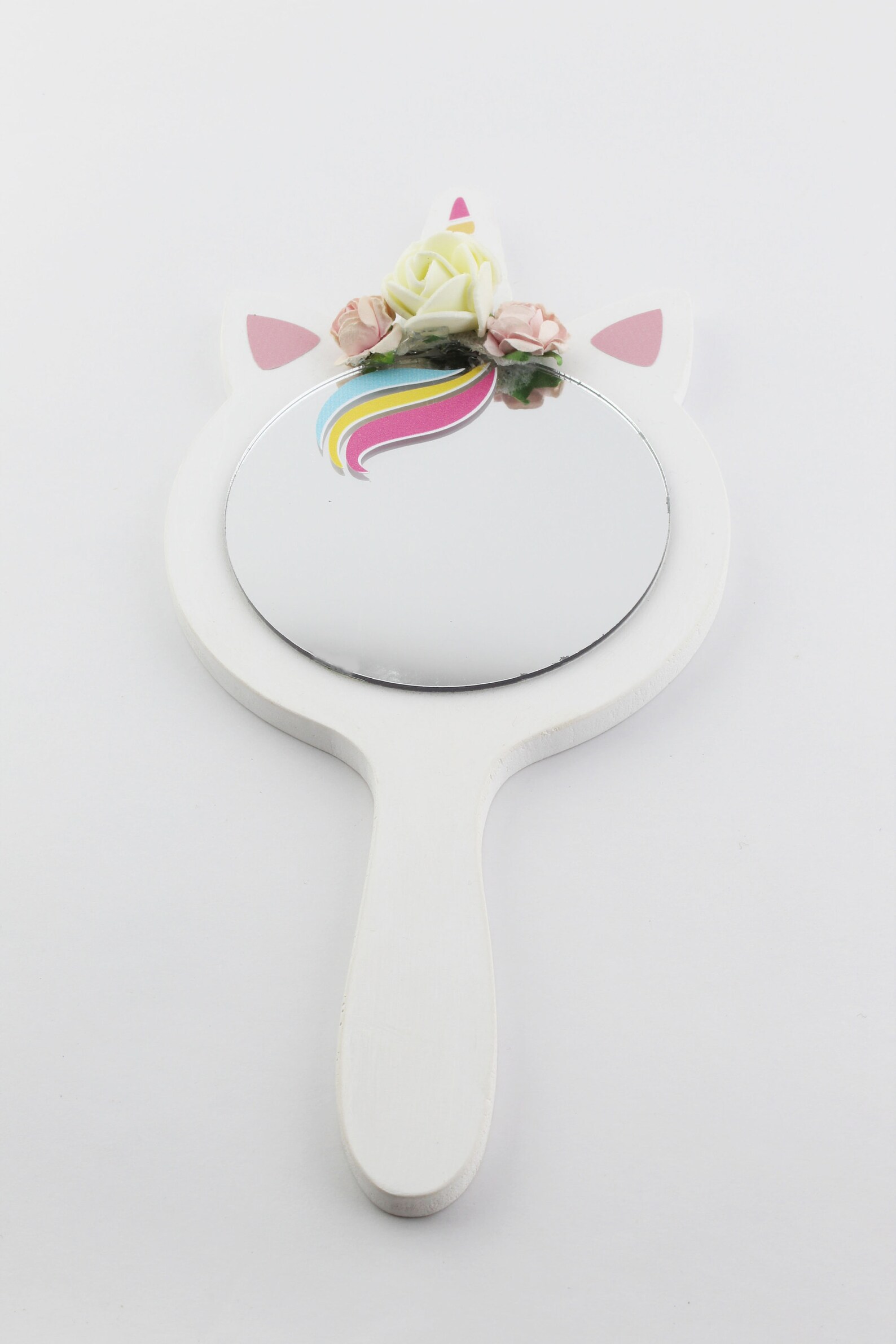 Shatterproof Plexiglass Handheld Unicorn Kids Vanity Mirror Etsy