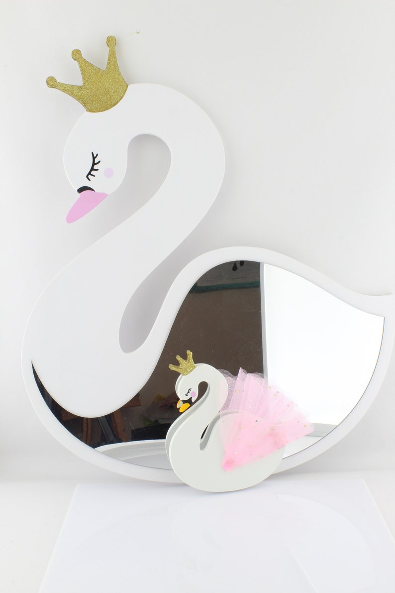 Swan Princess Tabletop Decor Swan Nursery Decor Swan Bedroom Etsy