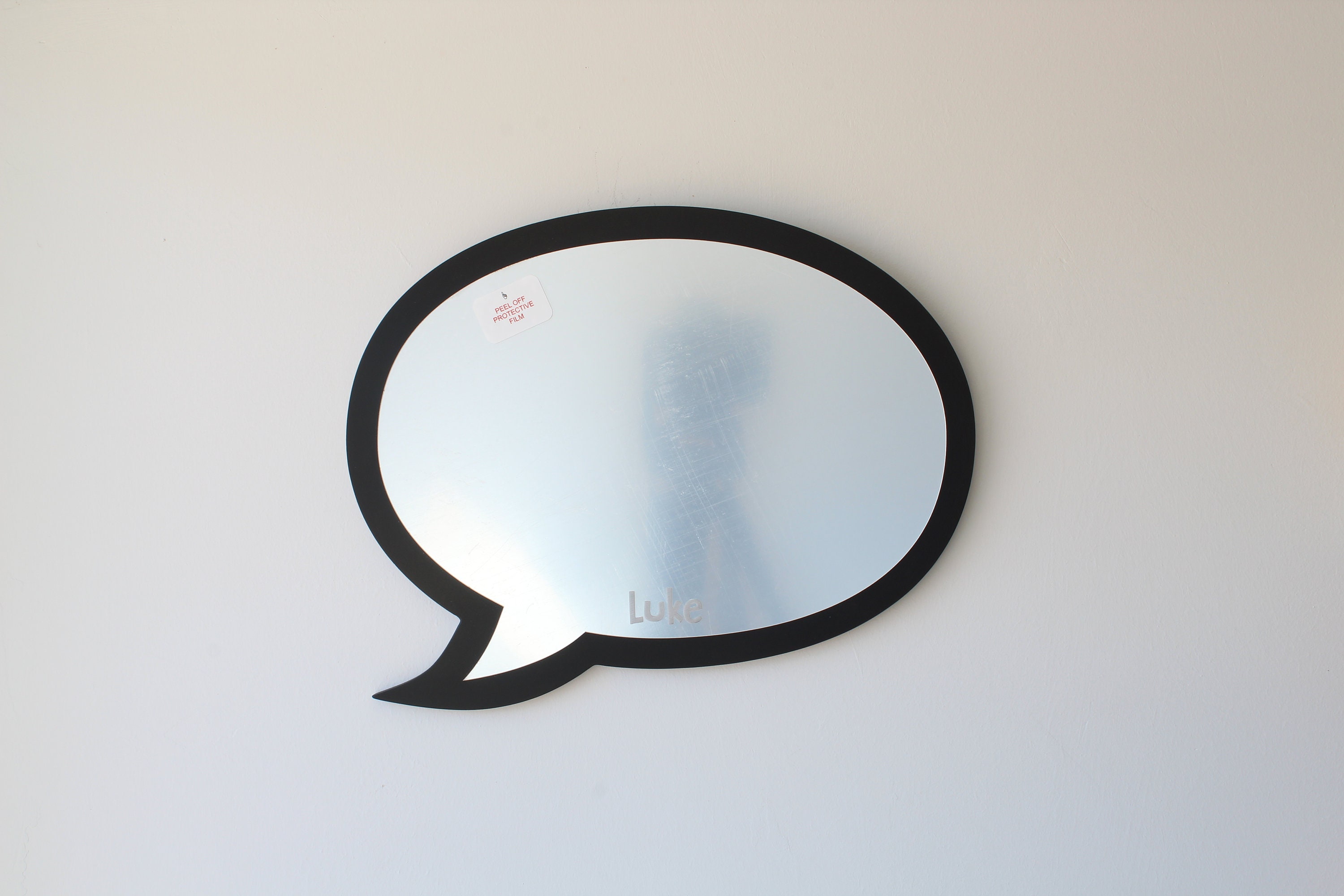 Speech Bubble Shatterproof Kids Mirror Boys Room Decor -  Portugal