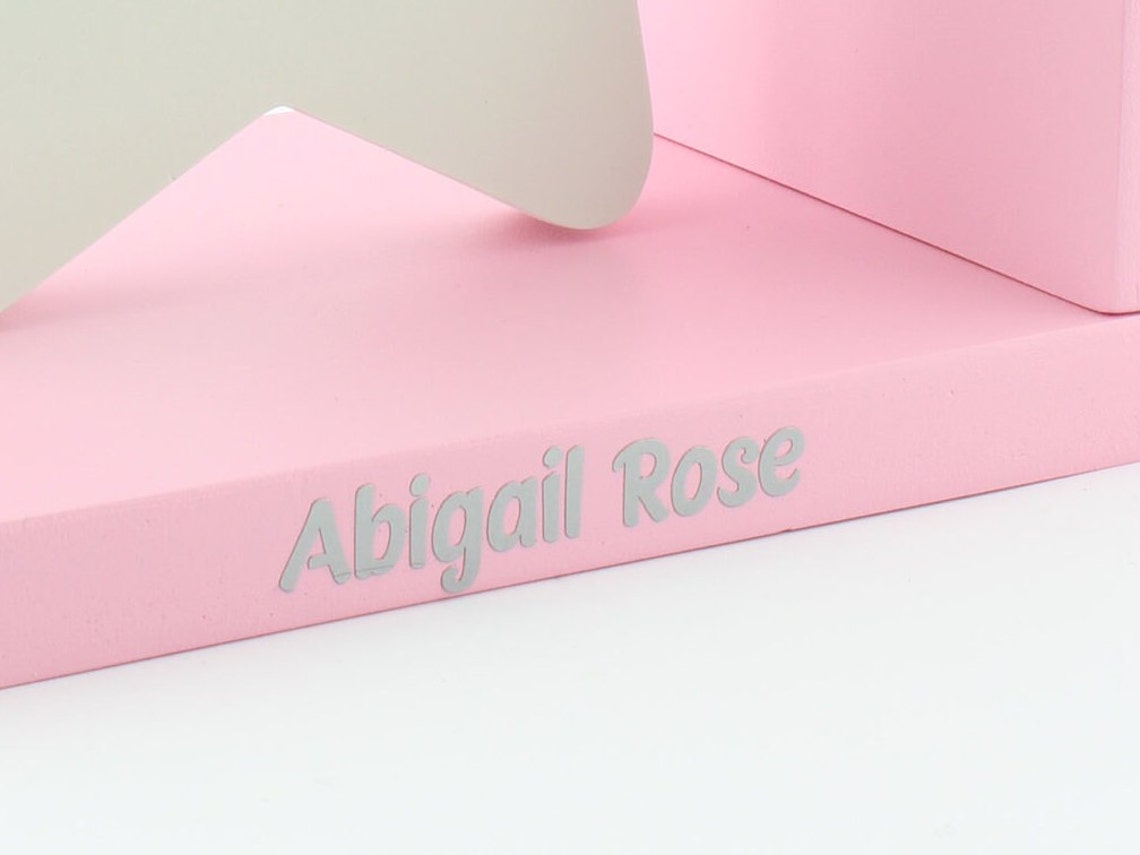 Cute Elephant Nursery Bookends Kids Room Decor Nursery Shelf Etsy