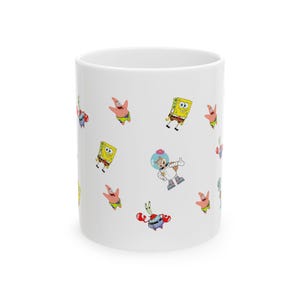 Vibrant Cartoon Mug - Fun Gift for Kids, Cartoon Lovers, Birthday Celebrations, Home Decor, Collectible Drinkware, Playful Kitchen Accessory