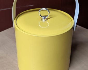 MCM Georges Briard Bright Yellow Ice Bucket