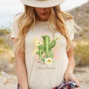 Sedona Arizona Shirt Cactus Tee Shirt Scotsdale Arizona Desert Shirt Sedona Shirt Sedona Girls Trip Family Vacation Shirt Arizona Vacation