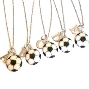 Personalized Soccer Necklace Jewelry, Soccer Team Gift Soccer Mom Necklace Custom Soccer Team Jewelry