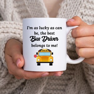 Gift For Bus Driver, School Bus Driver Gift, Bus Driver Coffee Mug, Bus Driver Appreciation Gift , Coffee Lover, School Bus Coffee Mug