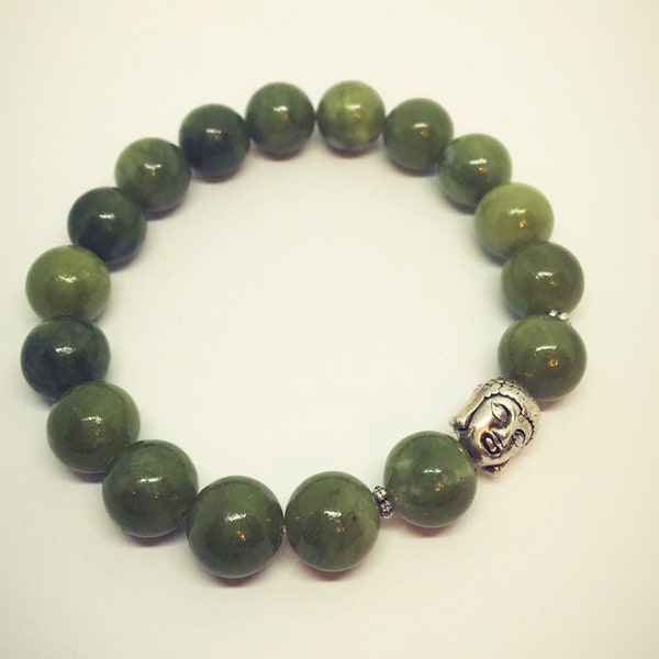 Jade Bracelet with Buddha image 3