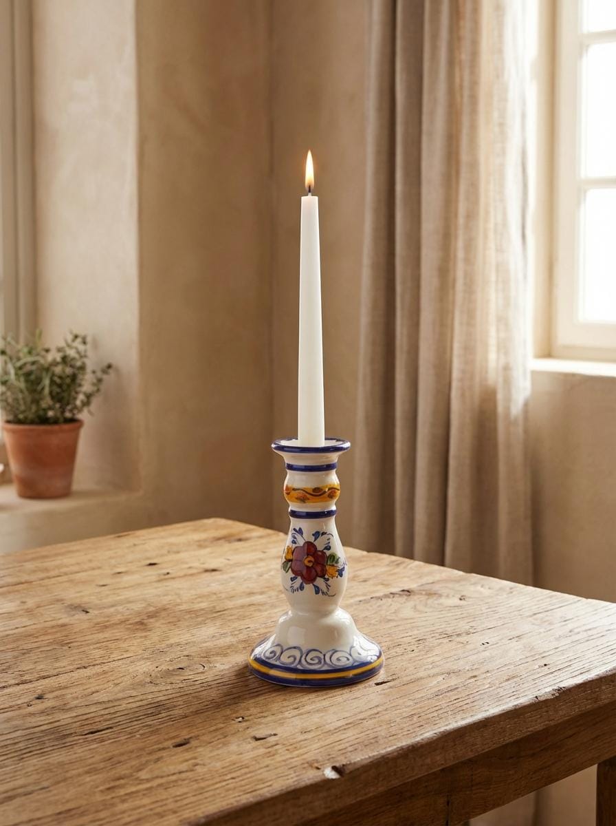 Bougeoir Portugais - Bougeoir en Verre de Grande Qualité - Fabriqués au Portugal – Casa Estrelita