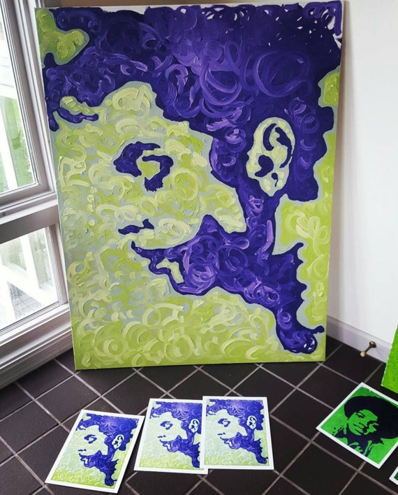 Prince Painting Prince and the Revolution The Artist | Etsy