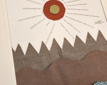 Collage, tissu, Stevie Wonder, techniques mixtes, panneau rigide, inspiration, art abstrait, expressionalisme abstrait, art, fait main, artiste,