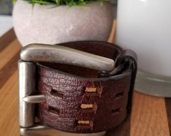Old Belt, Redone Leather, Brown, New Look, Fashion, Gift For Him, Gift For They, Gift For Them, Gift For Him, Universal Wear, New Jewelry