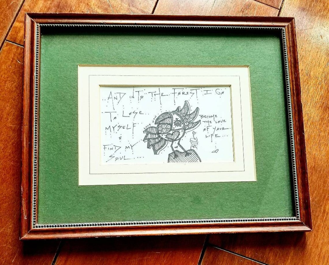 Illustration Soul Micro Pen Painting Inspirational Bird | Etsy