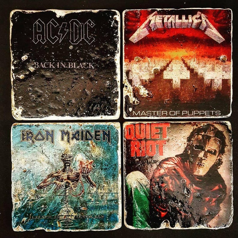 Album Cover Coasters Handmade Custom Music Lover Gift Etsy
