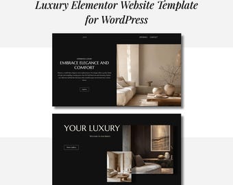 Noir Elite – Luxury Elementor Website Template for WordPress, Portfolio & Service-Based Business