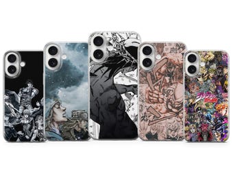JoJo's Bizarre Adventure Phone Case Gyro Zeppeli Joestar Anime Manga Cover for iPhone 17 Pro Max Air | Samsung S25 FE | Pixel 10 Pro XL